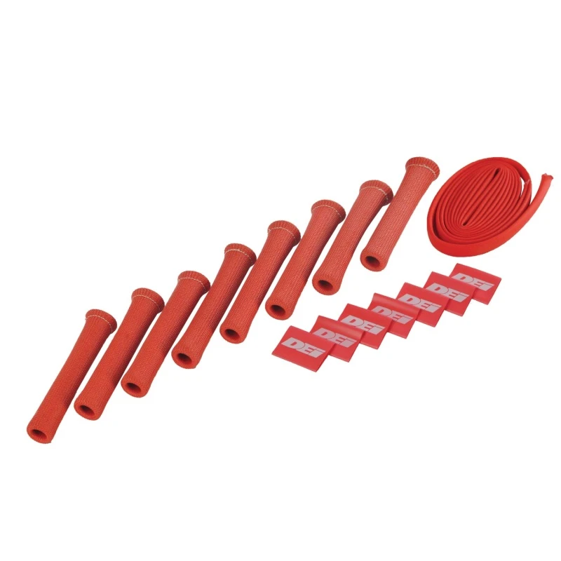 DEI Protect-A-Boot und Wire Kit 8 Zylinder - Rot