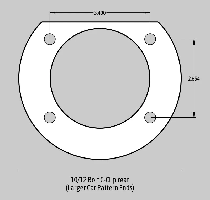 Baer Brakes 60-74 Chevrolet C10 Pickup 14in Extreme+ Rear SDZ Brake Kit - Hugger Orange