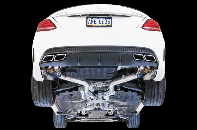 AWE Tuning Mercedes-Benz W205 AMG C63/S Limousine SwitchPath Auspuff-System - für Nicht-DPE Autos