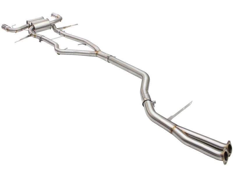 aFe MACHForce XP SS-304 Polierter Tipp 3,0 Zoll-2,5 Zoll Durchmesser Kat-Abgasanlage 11-13 BMW 335i (E90/E92) 3,0L