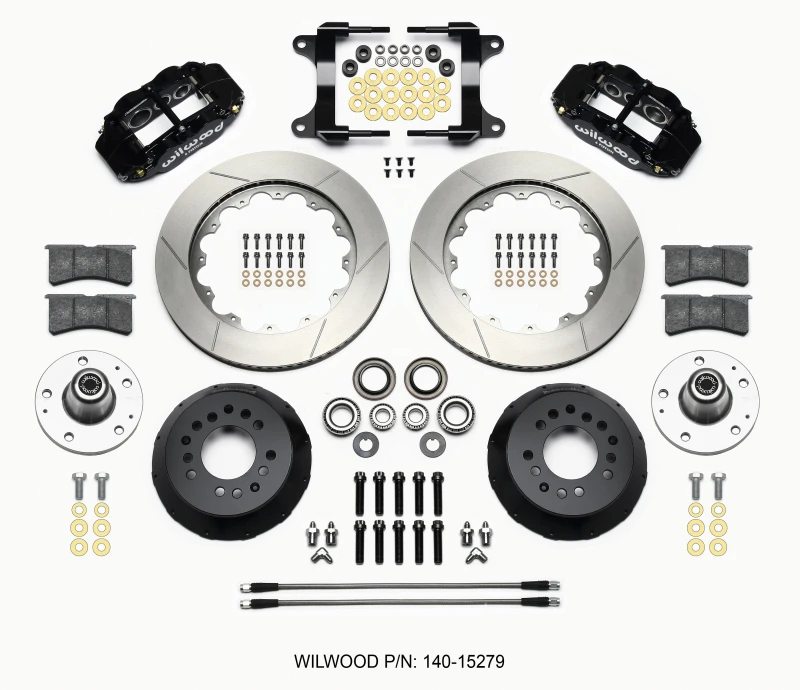 Wilwood Narrow Superlite 6R Vorderes Naben-Kit 14,00 Zoll 82-92 Camaro/Firebird