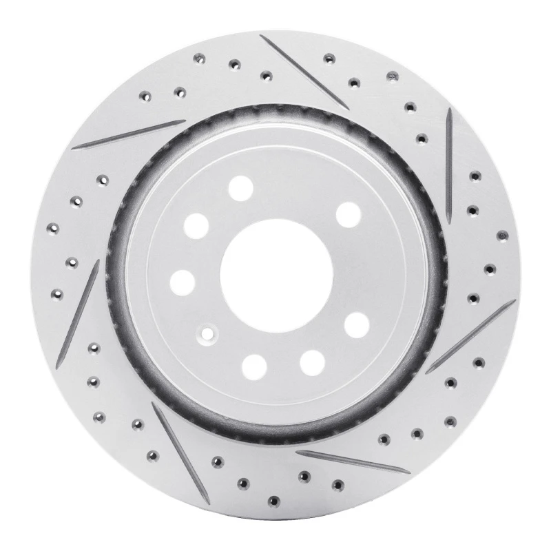 DFC 03-11 Cadillac Bls (Mexico) Rear Right Drilled & Slotted Geoperformance Rotor