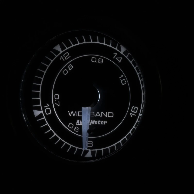 Autometer Chrono 2-1/16in 8:1-18:1 Luft/Kraftstoff-Verhältnis Analog Wideband Anzeige