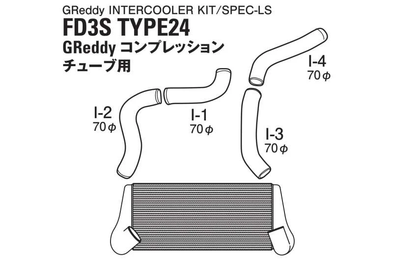 GReddy Mazda RX-7 FD3S T-24F Intercooler Greddy Comp *Special Order*