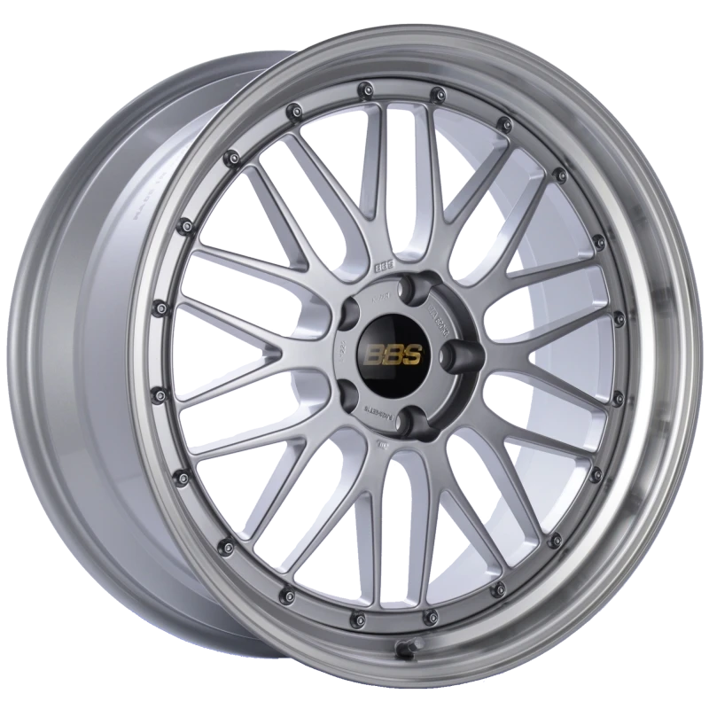 BBS LM 19x9.5 5x120 ET35 Diamond Silver Center Diamond Cut Lip Wheel -82mm PFS/Clip Required