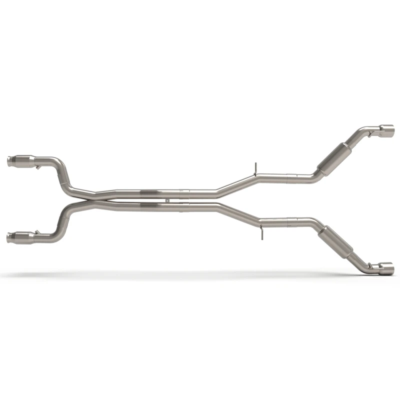 Kooks 16+ Chevy Camaro SS 6.2L 3 Zoll Catted Strt Screamer Vollauspuffanlage mit Dual-Tip (Verwenden Sie mit Kooks Header)