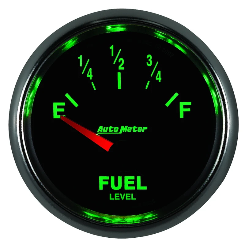 AutoMeter Gauge Fuel Level 2-1/16in. 240 Ohm(e) to 33 Ohm(f) Elec Gs
