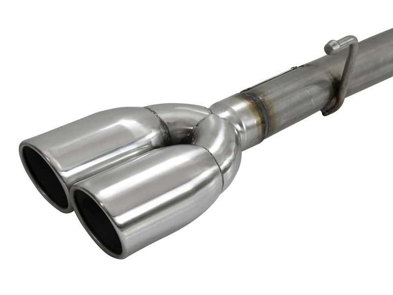aFe Vulcan Series 3in-2-1/2in 304 SS Kat-Back 2019 GM Silverado 1500 V8-5.3L mit polierten Spitzen