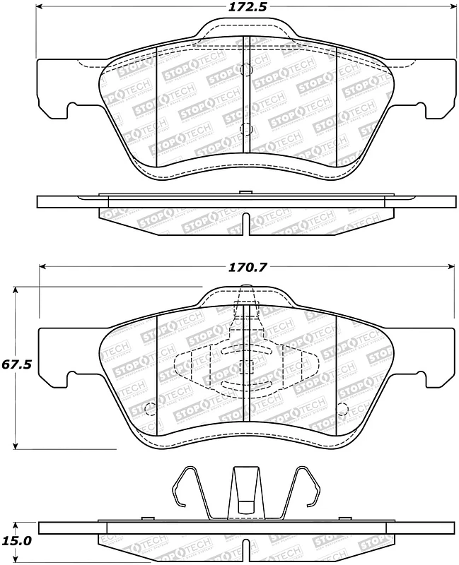 StopTech Street Brake Pads
