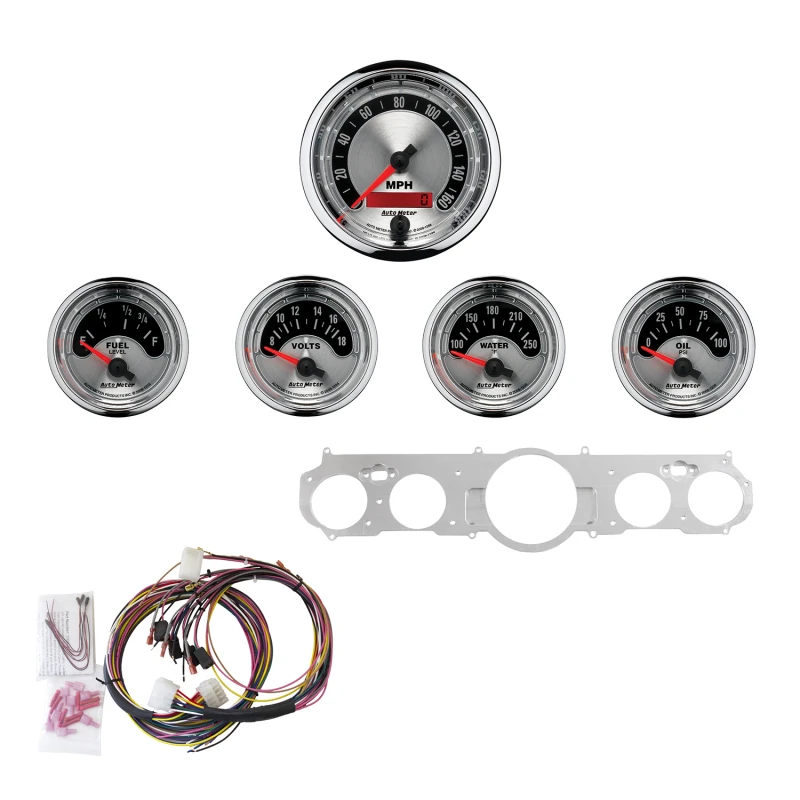 AutoMeter 5-Gauge Direct-Fit Dash Kit für 65-66 Ford Mustang