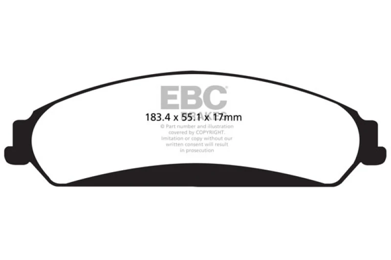 EBC 2011+ Chrysler 300C 5.7L Bluestuff Front Brake Pads
