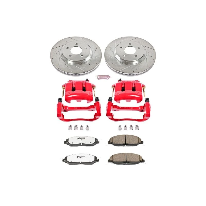 powerstop_KC1380-26-67945d8ca64c7 Power Stop 05-10 Ford Mustang Front Z26 Street Warrior Brake Kit w/Calipers