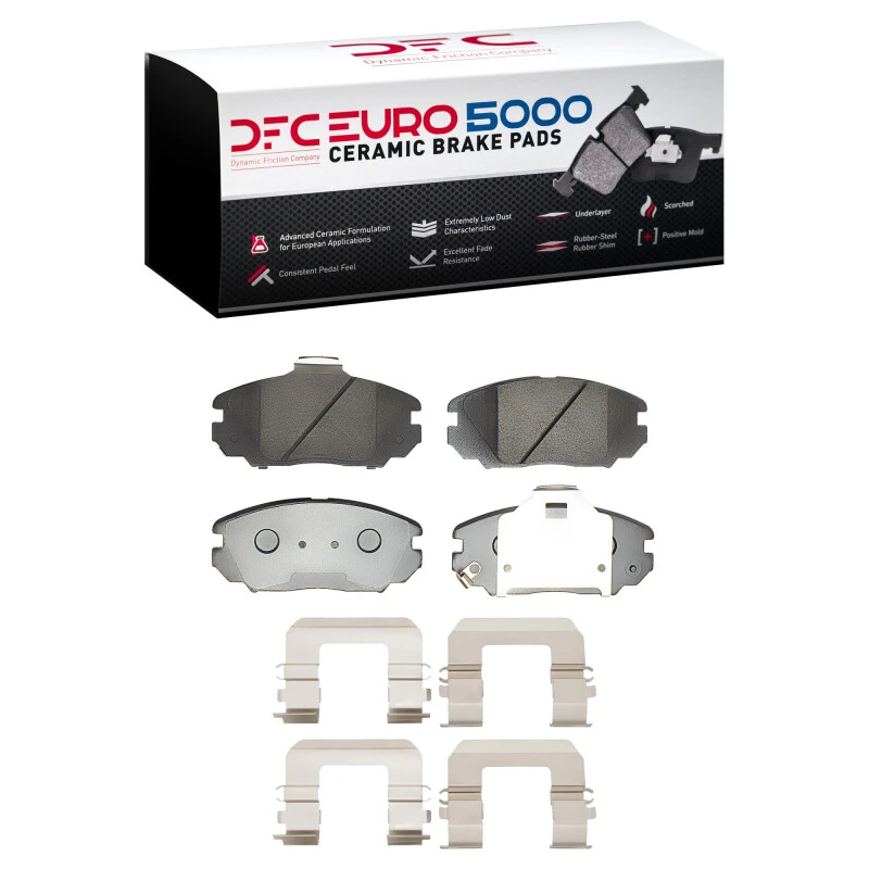 DFC 05-11 Hyundai Sonata Front Euro 5000 Ceramic Brake Pads and Hardware Kit