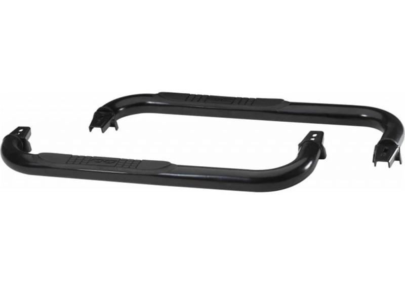 Rampage 3 Inch Round Nerf Bar for 1987-1995 Jeep Wrangler (YJ) – Black