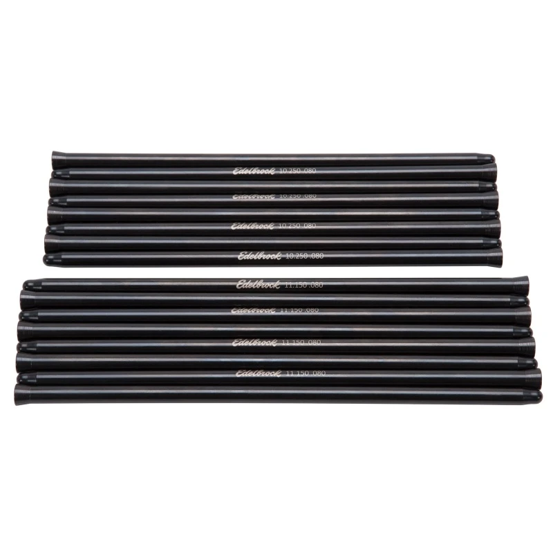 Edelbrock Stößelstangen-Set Hartstahl Chrysler 426-572 Gen II Hemi 3/8 Zoll Außendurchmesser x 10,250 Zoll lang