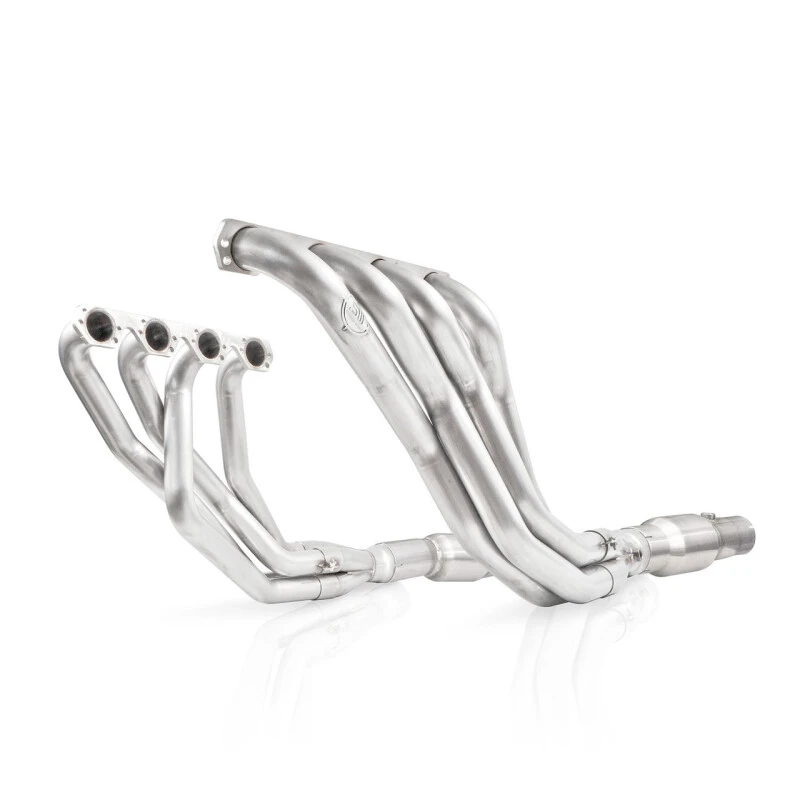 Stainless Works 79-93 Ford Mustang Headers -2 in Primaries 2 O Clock Trick Flow HP