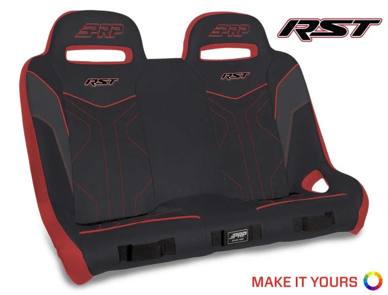 PRP Polaris RZR XP4 1000/XP4 Turbo/XP4 Turbo S RST Rear Suspension Bench Seat
