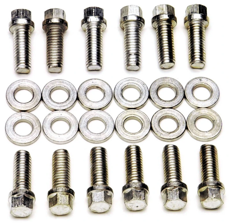 Edelbrock Verchromte Einlassschrauben-Kit für 2101