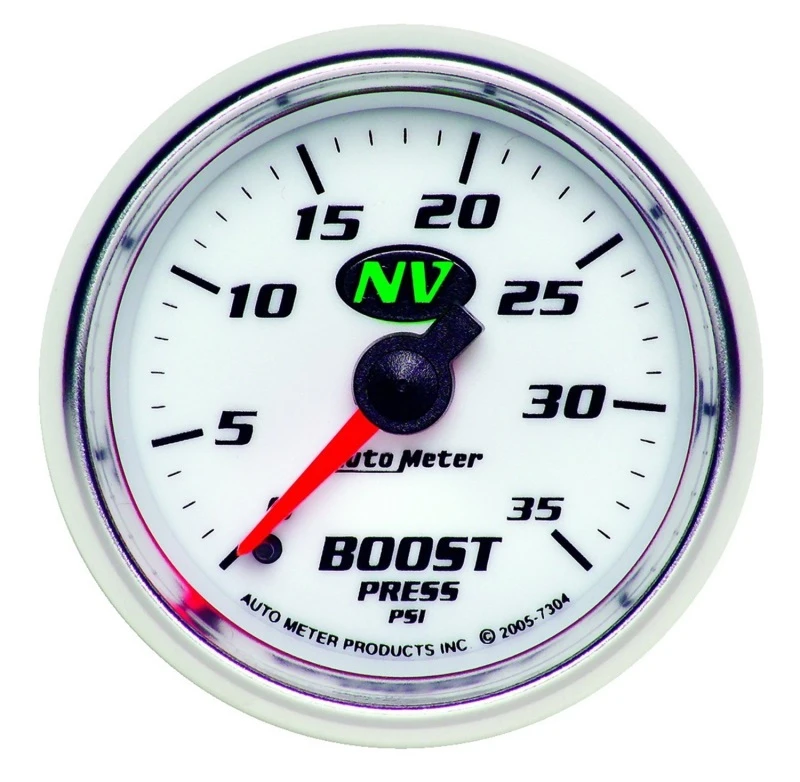 Autometer NV 52mm 0-35 PSI Boost-Mechanisches Manometer