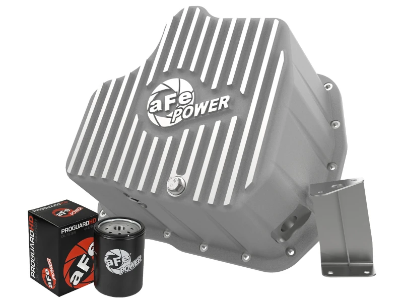 aFe Street Series Tiefer Motorölwanne 11-16 GM Duramax V8-6.6L (td)