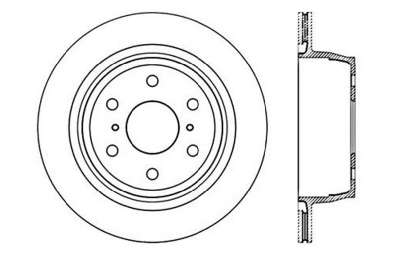 StopTech Drilled Sport Brake Rotor