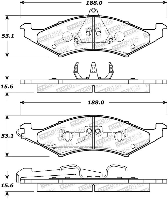 StopTech Street Brake Pads