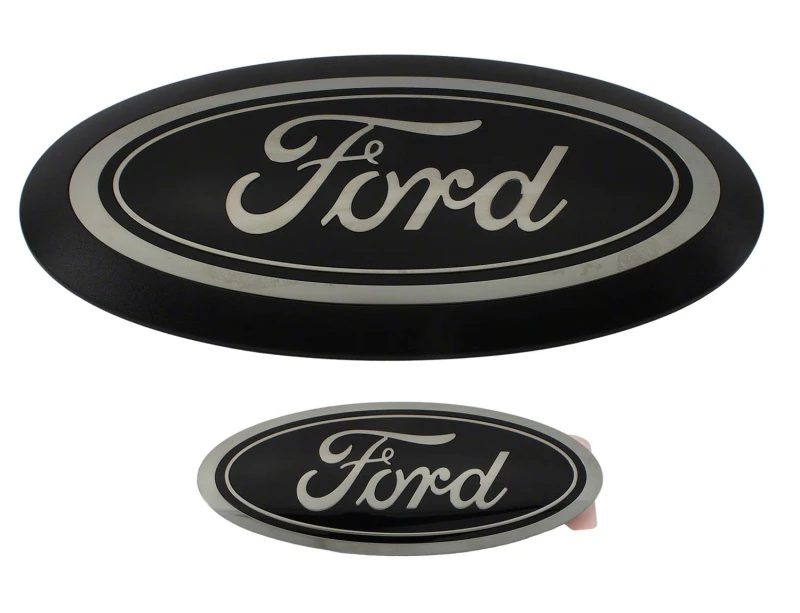 Ford Racing Schwarzes Oval-Kit für 2023+ Super Duty (ohne Kamera)