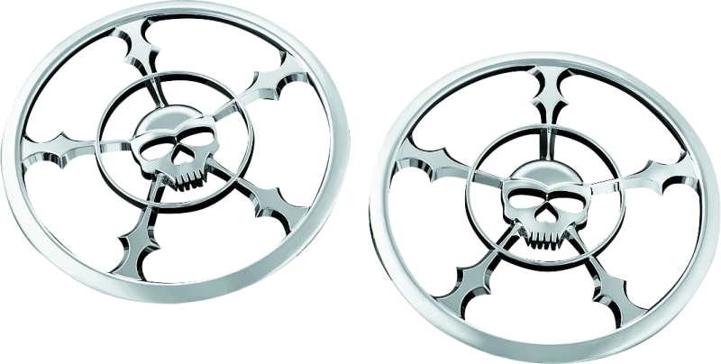 Kuryakyn Zombie Speaker Grill für 14-Up Touring Chrome