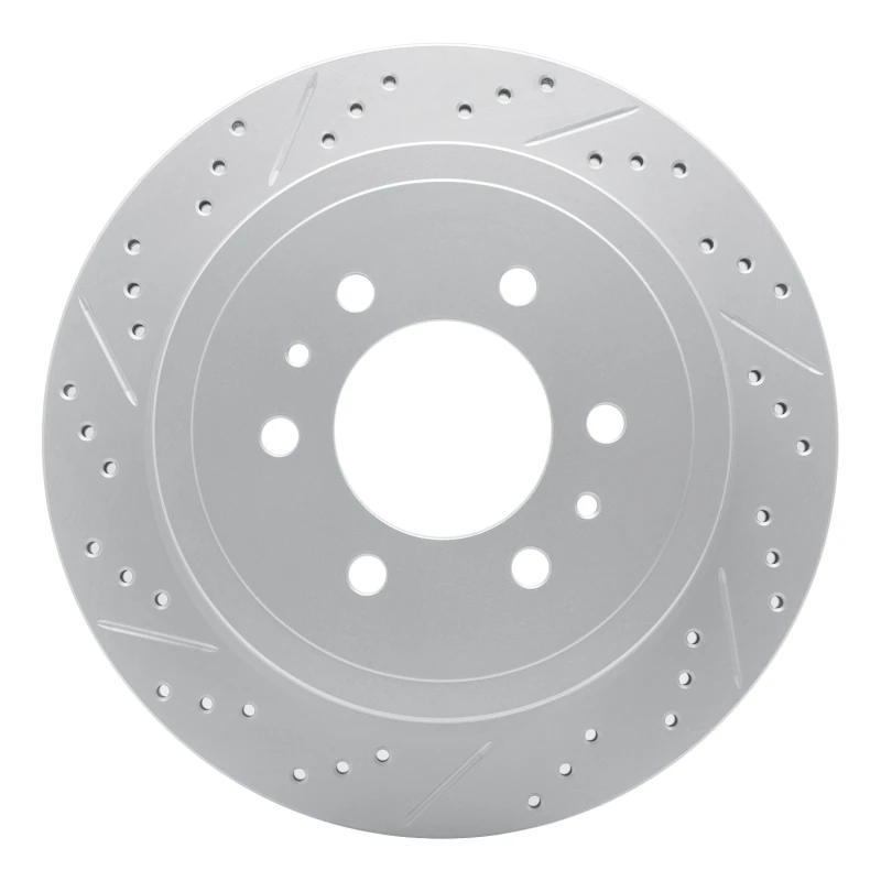DFC 04-11 Ford F-150 4WD Rear Left Drilled & Slotted Geoperformance Rotor