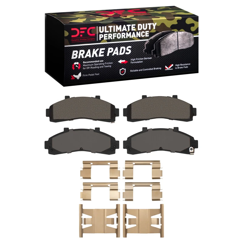 DFC 95-02 Ford Explorer Front Ultimate Duty Performance Brake Pads and Hardware Kit