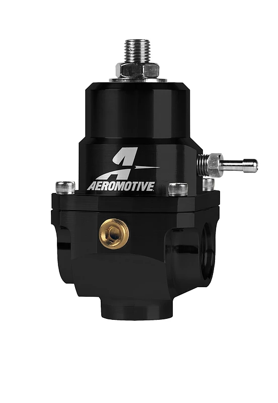 Aeromotive Adjustable Regulator - 35-75PSI -.188 Valve - (2) -08 Inlets/-08 Return