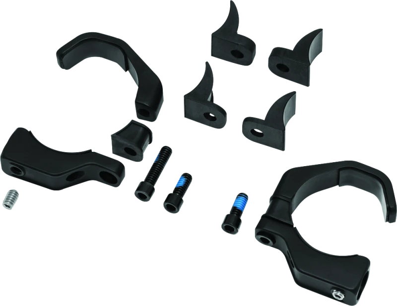 Kuryakyn Pipe Wrench Fork Mounts Black