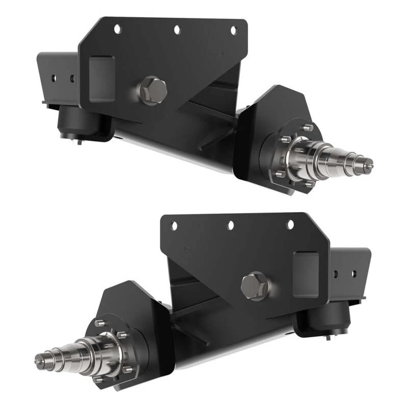 Timbren 3500lb HD Achsloses Anhängerfederung mit 4 Zoll Hub und langen Spindeln