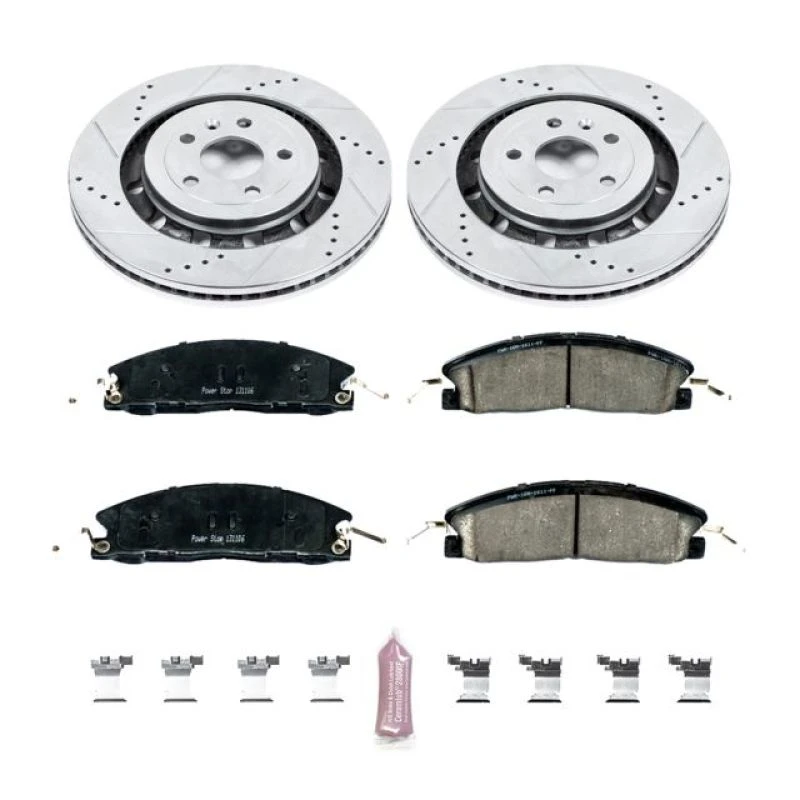 powerstop_K6374-679457b5ebdde Power Stop 13-19 Ford Explorer Front Z23 Evolution Sport Brake Kit