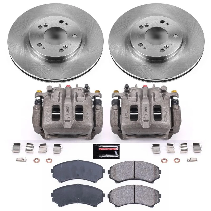 Power Stop Front Autospecialty Brake Kit w/Calipers for 04-11 Mitsubishi Endeavor