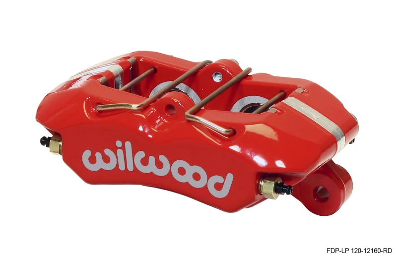 Wilwood Caliper-Dynapro Low-Profile 5.25in Mount - Red 1.12in Pistons.81in Disc