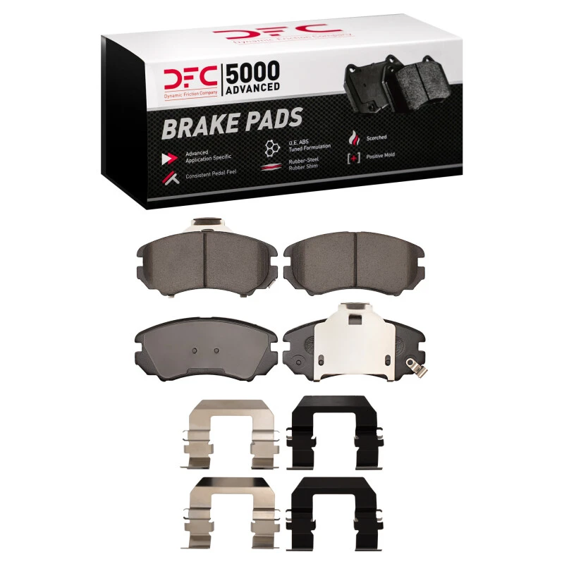 DFC 02-13 Hyundai Tucson Front 5000 Advanced Ceramic Brake Pads and Hardware Kit