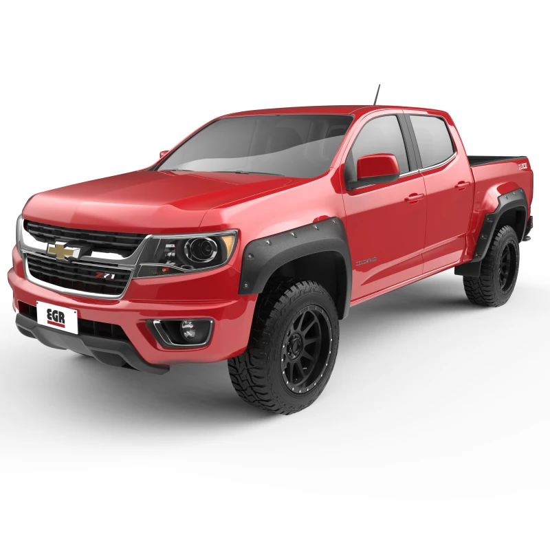 EGR 15-22 Chevrolet Colorado Bolt-On Style Kotflügelverbreiterungen - Set - Schwarz