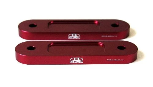 BLOX Honda S2000 Racing Front 12mm Thin Spacer Bump Steer Kit – Schwarz (für tiefergelegte Fahrzeuge ab 1 Zoll)