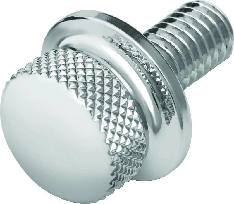 Kuryakyn Knurled Seat Knob Chrome für Harley-Davidson Modelle