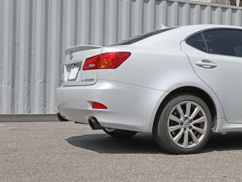 aFe POWER Takeda 06-13 Lexus IS250/IS350 SS Axle-Back Auspuff mit schwarzen Endstücken