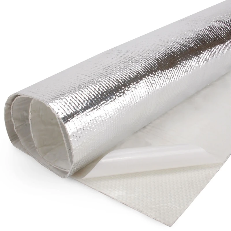DEI Hitzeschutz 91 cm x 51 cm - Mylar Strahlungsschutzmatte mit Klebebeschichtung