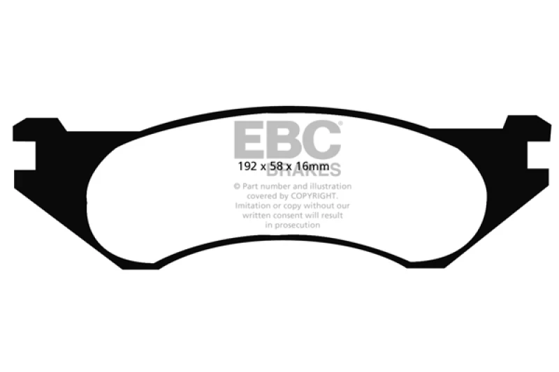 ebc_DP61306-67931ff0508ba EBC 98-02 Dodge Ram Van B1500 Ultimax2 Front Brake Pads