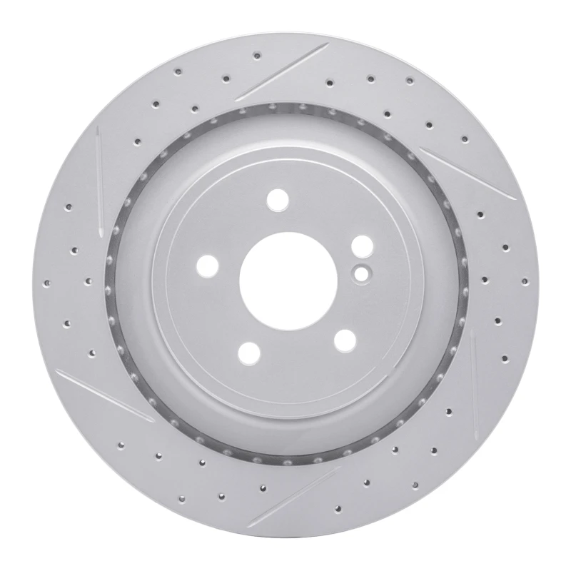 DFC 10-18 Mercedes-Benz E63 AMG Rear Left Drilled & Slotted Geoperformance Rotor