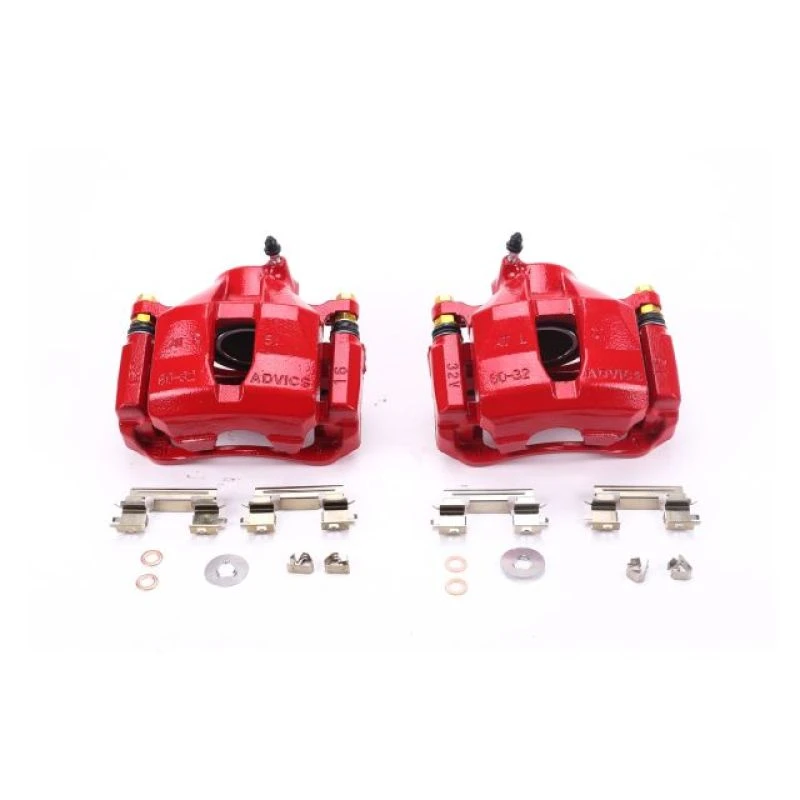 powerstop_S6040-67945e9e4fa5f Power Stop 2006 Lexus GS300 Front Red Calipers w/Brackets - Pair