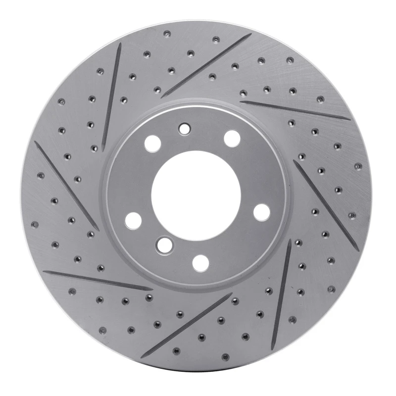 DFC 91-01 BMW 540I Front Left Drilled & Slotted Geoperformance Rotor