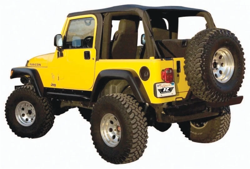 Rampage Frameless Trail Soft Top Kit für 1997–2006 Jeep Wrangler (TJ)