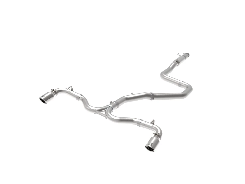 aFe Takeda 3-2,5 Zoll 304 SS Kat-Back-Abgas-System mit polierten Endstücken 2018 Hyundai Elantra GT Sport I4-1,6L (t)