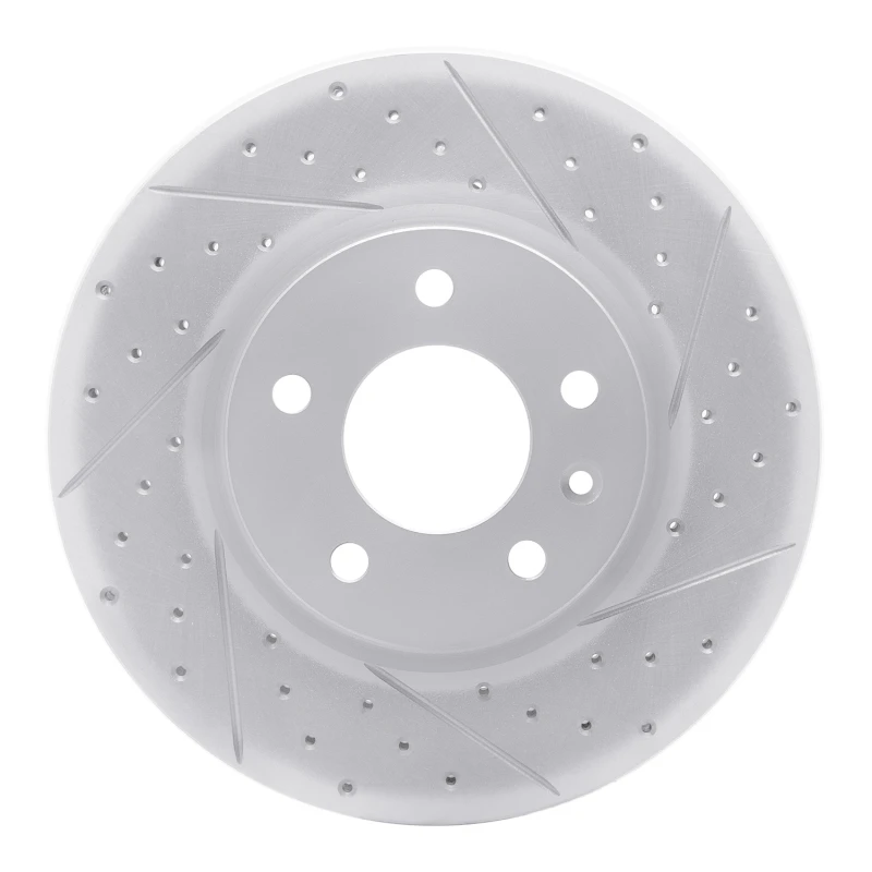 DFC 11-25 Buick Lacrosse Front Right Drilled & Slotted Geoperformance Rotor