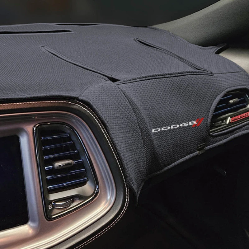 Covercraft 08-14 Dodge Challenger Limited Edition Custom Dash Cover with Dodge Logo